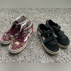 Pair of Toddler Size 9 Vans
